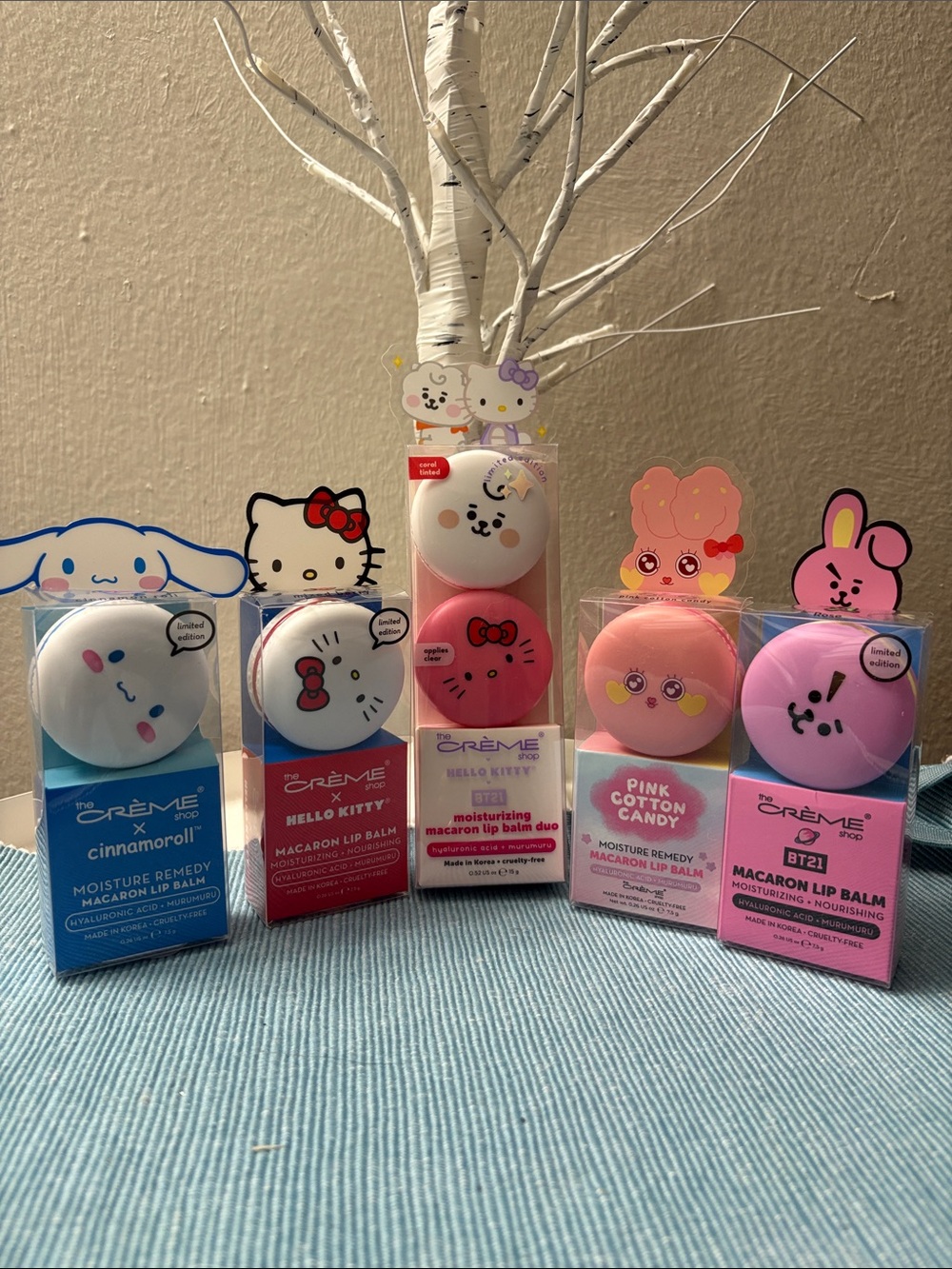 Crème shop Macaron Lip Balm BUNDLE. NWT🌸